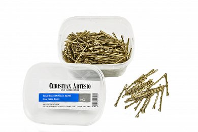 Haarklemmen in Gold 500gr