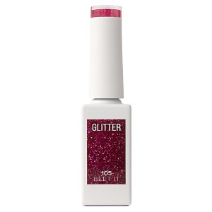Gel Nail Polish No 105 Burgundy Iridescent Glitter 10ml – Christian Artesio