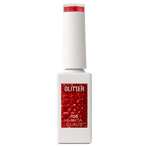 Ημιμόνιμο Βερνίκι Νυχιών Νο 106 Κόκκινο Glitter 10ml – Christian Artesio