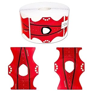 Nail Art Paper Sculpting form Red 500pcs
