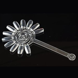 Nail Art Color Display Wheel Clear 12 Tips 10pcs