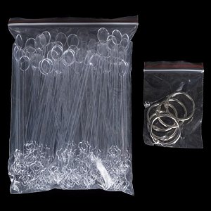 Nail Art Color Display Sticks 100pcs Clear