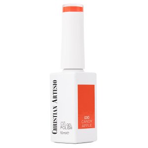 Gel Nail Polish No 030 Candy Apple Red Coral 10ml - Christian Artesio