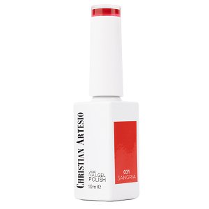 Gel Polish No 031 Sangria Dark Red Sheer 10ml – Christian Artesio