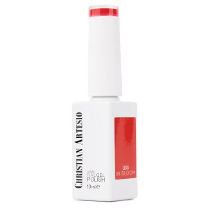 Gel Nail Polish No 033 In Bloom Semi-Sheer Red 10ml - Christian Artesio