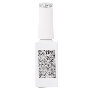 UV Nagellack No 096 Silber Glitter Pailletten 10ml – Christian Artesio