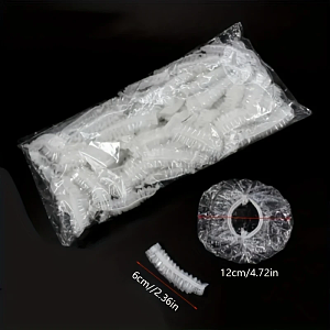 Waterproof Disposable Transparent Ear Covers 100 pcs