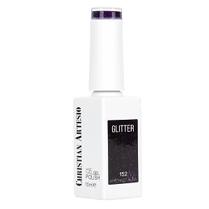 Nail Gel Polish No 152 Purple Glitter 10ml