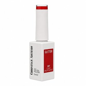 Ημιμόνιμο Βερνίκι Νυχιών Νο 189 Κόκκινο Glitter 10ml