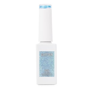 Nail Gel Polish No 322 Blue Iridescent Translucent 10ml