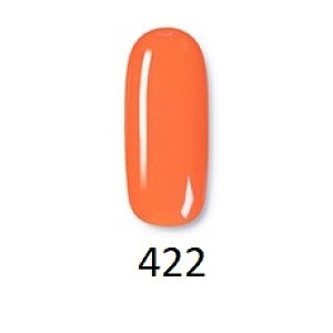 Nail Gel Polish No 422 Neon Orange 10ml