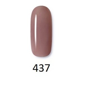Nail Gel Polish No 437 Nude Brown 10ml