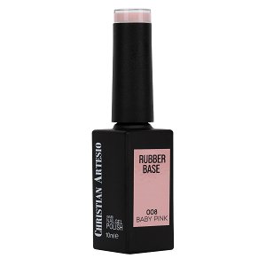 Nail Gel Polish Rubber Base No 008 Pink 10ml