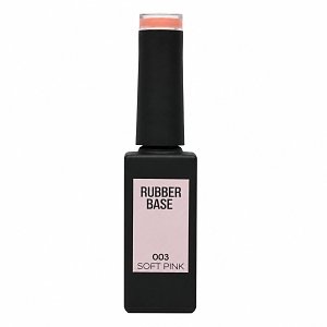 Ημιμόνιμο Βερνίκι Rubber Base Soft Pink No 003 10ml