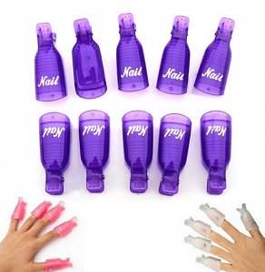 Remover Clips zum entfernen von Shellac 10er Set