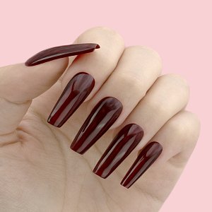 Nail Gel Polish No 124 Burgundy Wine 10ml – Christian Artesio