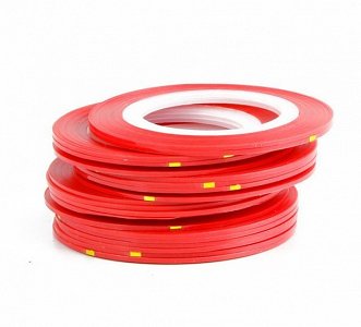 Nail Art Line Tape Red 1mm