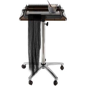 Height Adjustable Hair Extension Stand with Wheels