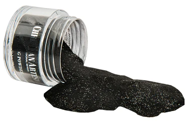 Dipping powder No 13 Black Glitter 28g
