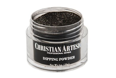 Dipping powder No 13 Black Glitter 28g