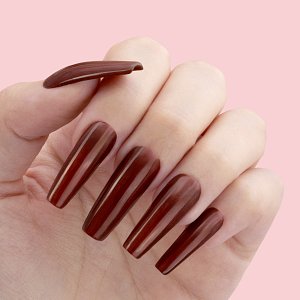 Nail Gel Polish No 148 Bordeaux Glitter 10ml