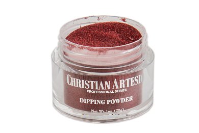 Dipping powder No 14 Red Glitter 28g