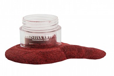 Dipping powder No 14 Red Glitter 28g