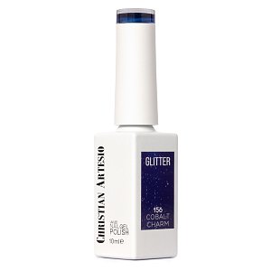 Nail Gel Polish No 156 Blue Glitter 10ml