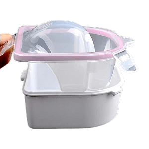 Manicure Bowl Detachable Transparent