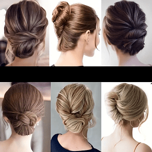 Large Black Hair Pin for Buns and Chignons