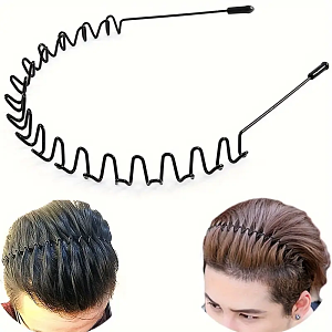Metallic Black Hair Band