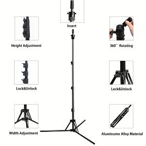 Adjustable Tripod for Training Mannequin Head