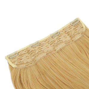 Hair Weft with Clip 60cm, 185g, HD Fiber Cream Caramel #5