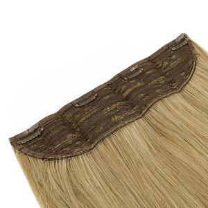 Hair Weft with Clip 60cm, 185g HD Fiber Pure Oak #18/22