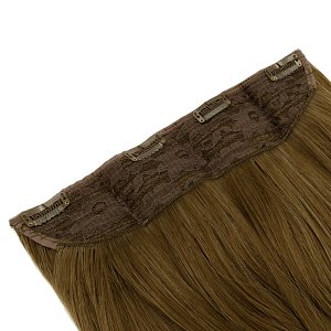Hair Weft with Clip 60cm, 185g HD Fiber Harvest Blonde #18H/24