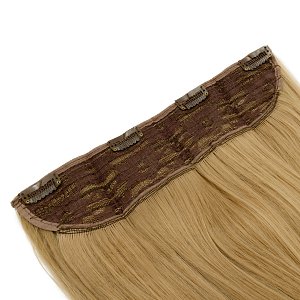 Hair Weft with Clip 60cm, 185g HD Fiber Caramel Blonde #18/24