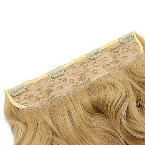 Hair Weft Synthetic HD Wavy with Clip 55cm 185g Cream Caramel #5