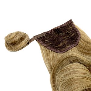 Haarteil Zopf Clip in gewellt, 50cm, 85g, PURE & OAK #6