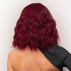 Synthetic Hair Wig Red Frame