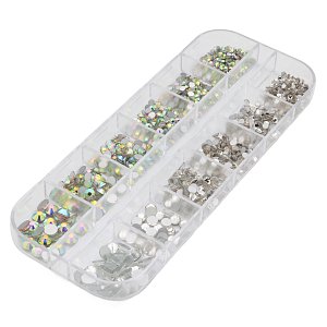 Nail Art Rhinestone Iridizon - White 420pcs