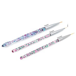 Nail Art Brush Thin Bristle 0.9cm