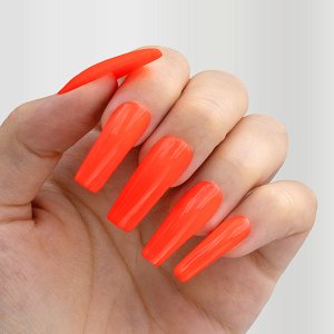 Gel Nail Polish No 069 Neon Coral Sheer 10ml - Christian Artesio