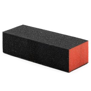 Nail Buffer Black-Orange