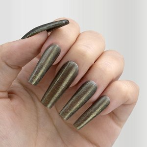 Shellac UV& Led No 160 Olive Glitter (mittel-transparent), 10ml