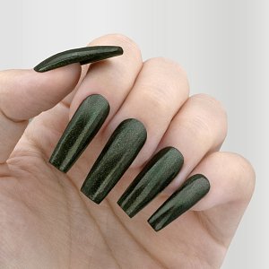 Nail Gel Polish No 228 Green Glitter 10ml