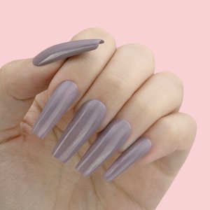 Nail Gel Polish No 211 Purple Gray 10ml