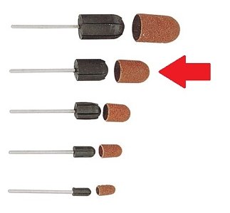 Nail Dril Replacement Paper Bits 13mm #120 set of 3pcs