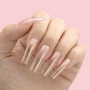 Ημιμόνιμο Βερνίκι Νυχιών Blushing Glitz Νο 249 Ροζ Glitter 10ml