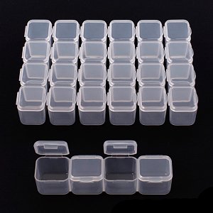 Case for Nail Art Accessories Plastic 28 Places