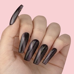 Shellac UV& Led No 288 Schwarz Silber Cat Eye, 10ml